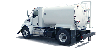 single axle water tank