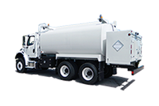 tandem axle fuel tank truck